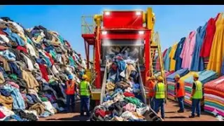 Inside Ralph Lauren&rsquo;s Clothing Recycling Machines | Turning Old Clothes Into New