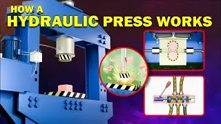 How a Hydraulic Press Works  | 3D Animation Breakdown