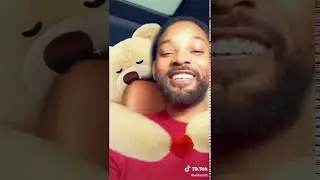Will Smith using AR (Augmented Reality) on TikTok