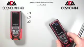 Lazeriniai atstumų matuokliai ADA COSMO MINI ir ADA COSMO MINI 40