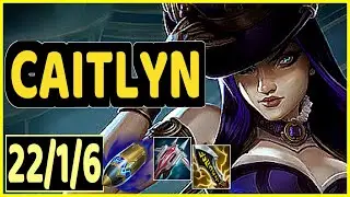 Lethality Caitlyn 1 shot build - Patch 26.2 Rank game!