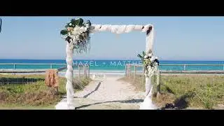 Hazel & Matthew | Wedding Trailer | Gold Coast Beach Wedding