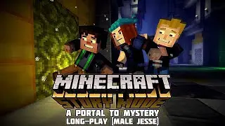 (Male) Minecraft Story Mode - A Portal to Mystery full no commentary playthrough