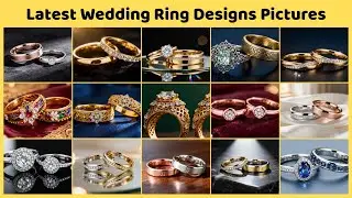 Wedding Ring Designs Pictures | Stylish Gold & Diamond Couple Rings | Engagement & Wedding Bands