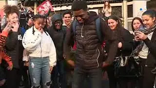 Blocage du Lycée Victor Hugo à Marseille