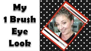 MY 1 BRUSH EYE SHADOW LOOK