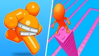 Tall Man Run 🆚 Stacky Dash 🌻🧿🌺🌈Max Levels Walkthrough Android IOS Update Gameplay AF19