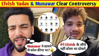 Elvish Yadav Twitter live and clear controversy😮|| Munawar Cliear Controversy