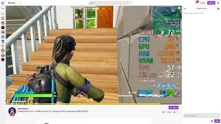 OBS Streaming with the i5-11600K and UHD 750 -- Fortnite Twitch Streaming FPS Test