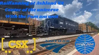 Railfanning at Ashland VA center of the universe (Late video) with @WilliamJones-v3d  enjoy