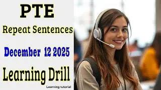 PTE Repeat Sentence Practice 2025 | Improve Speaking Skills & Achieve PTE 50+ Score