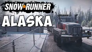 Последние деньки на Аляске (Северная америка). SnowRunner 2K QUAD HD Stream #shorts