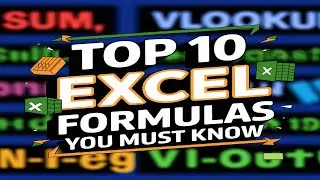 Top 10 Must-Know Excel Formulas For 2025 | Excel tips & tricks For Beginners & Experts #excel