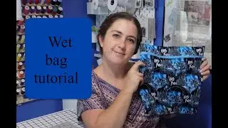 Make your own wet bag for cloth diapers tutorial