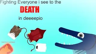 Finishing my final deeeepio dare: Fighting everyone to the death in deeeepio | A Deeeep.io gameplay