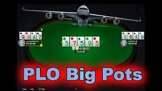 omaha4rollz vs. LUKAKU Heads Up Pot Limit Omaha Biggest Pots (Cards Up)
