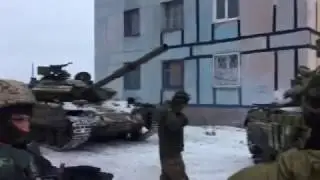 Танки ВСУ в жилых кварталах Авдеевки