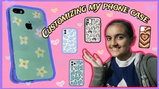 Painting My Phone Cover || Customizing phone case #tutorial #pinterest #ideas #phonecase