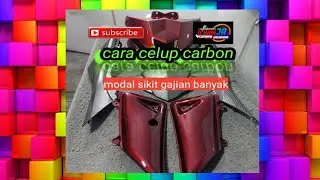 Carbon celup merah candy
