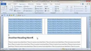 The Office Expert - Inserting Columns in Word