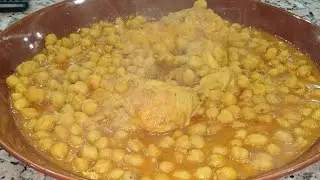عندك الدجاج والحمص ايوا نوضي جربي هاد  الشهيوة التونسية كتجي روعة بمذاق لذيذ👌 ومختلف على المعتاد