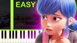 IF I BELIEVE IN ME | Miraculous The Movie - EASY Piano Tutorial