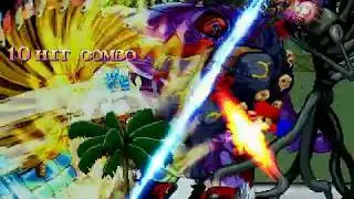 Mugen Hige, Apocalypse, Final and Super Mario vs Jinmen, Onslaught, Segalow and Broly