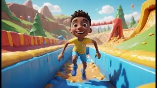 Fall Guys Wobbly Runner Jumped Into the Game | Nursery Rhymes for Kids & Baby Songs