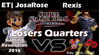 [GR16] Melee L.Quarters - ET| JosaRose (Doc) VS Rexis (C.Falcon)