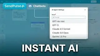 How to set up an AI model in your SendPulse chatbot