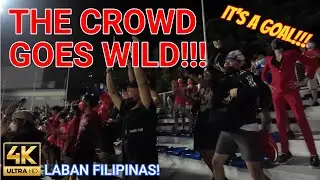 THE CROWD GOES WILD | FIRST GOAL DURING THE PHILIPPINES vs THAILAND FINALS AT RIZAL STADIUM | AFF 🇵🇭