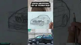 BMW Car Drawing tutorial | How to draw a BMW Car |  Easy to Draw, Finishing like a pro