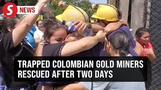 Colombian gold miners rescued after two days trapped underground