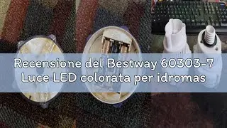 Recensione del Bestway 60303-7 Luce LED colorata per idromassaggi Lay-Z-Spa, 7 colori