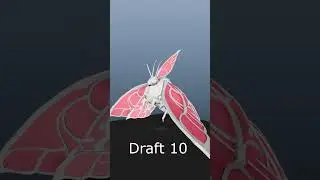 3D Game Animation, Moth Fly Cycle Draft 10 #3danimation #3dgamedevelopment #animation #gameanimation