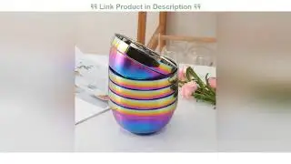 Best Seller 304 Stainless Steel Bowl Set of 4, Double-Walled Heat Insulation Anti-Scalding Kitchen