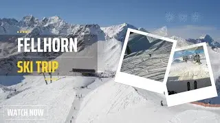 Skiing at Fellhorn in Germany (Oberstdorf-Kleinwalsertal)