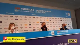 Press Conference Team Representatives - Electric Motor News dal London E-Prix