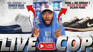 LIVE COP: Nigel Sylvester AJ1 Low Beter with Time & Jordan 12 French Blue