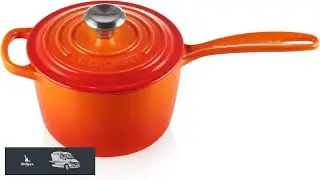 Le Creuset Enameled Cast Iron Signature Saucepan 1.75 qt. Flame