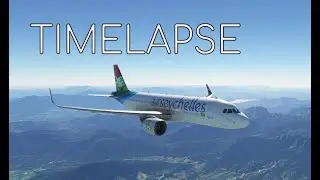 Antananarivo to Capetown Timelapse MSFS A320 (Part 10: Cairo, Egypt to Orlando, USA)