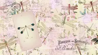 Dragonfly Flight, a printable junk journal kit