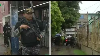 Policía recupera calles tomadas por narco en Durán y Guayaquil: retiran rejas ilegales