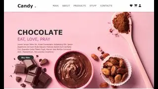 How To Make Responsive Cake Website Using HTML & CSS (free code source in description)