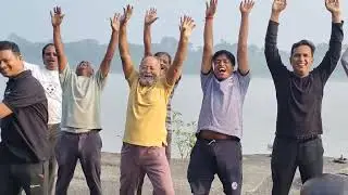 Excercise Health Laughing Therapy Hooghly River Side Garden Reach.
