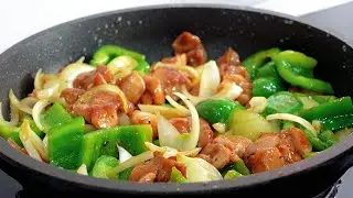 Жареная курица с черным перцем❗️ Просто, но вкусно