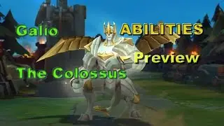 Galio ABILITIES LEAKED! Check description for detailed abilities