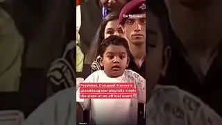 President Draupadi Murmu's granddaughter playfully steals the show at an official event