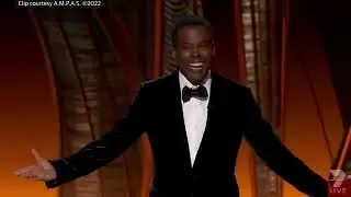 صفعة ويل سميث 😂 اغرب حفل اوسكار #will smith# 👉😳😵