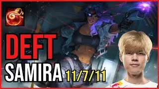 DEFT - SAMIRA vs TRISTANA ADC - KR Challenger - Patch 11.6